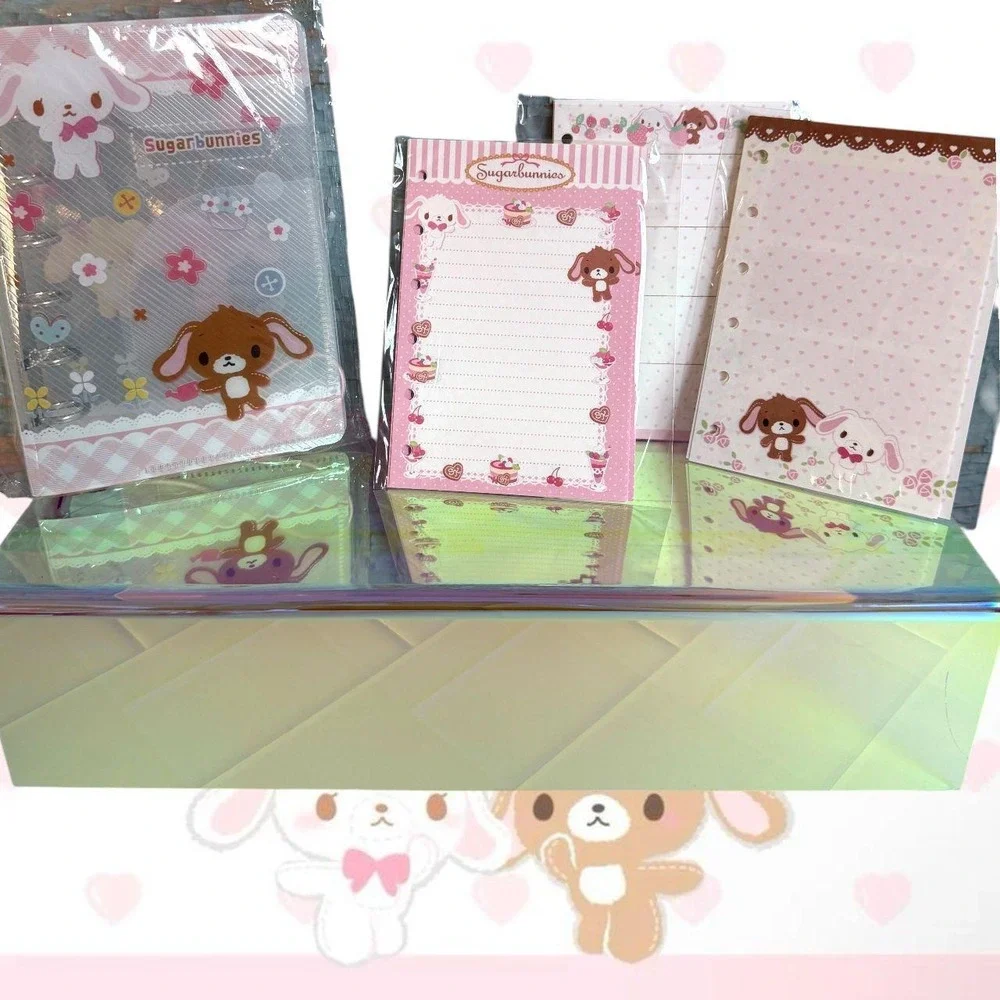 Y2K RARE VINTAGE SUGARBUNNIES BINDER NOTE PAD BUNDLE NEW